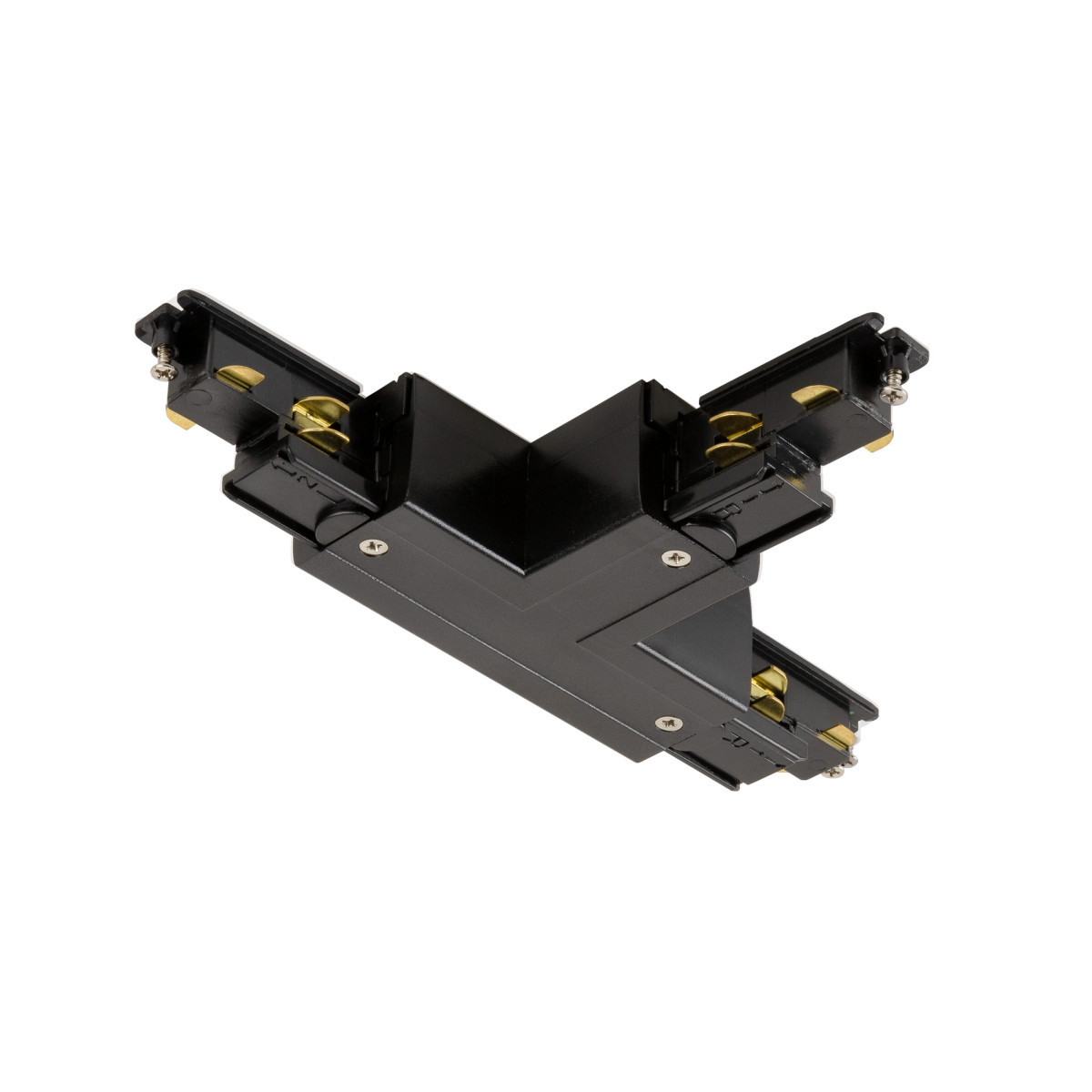 SLV S-TRACK SYSTEM S-Track T-verbinder, verstelbaar, links, met voedingsmogelijkheid, dal