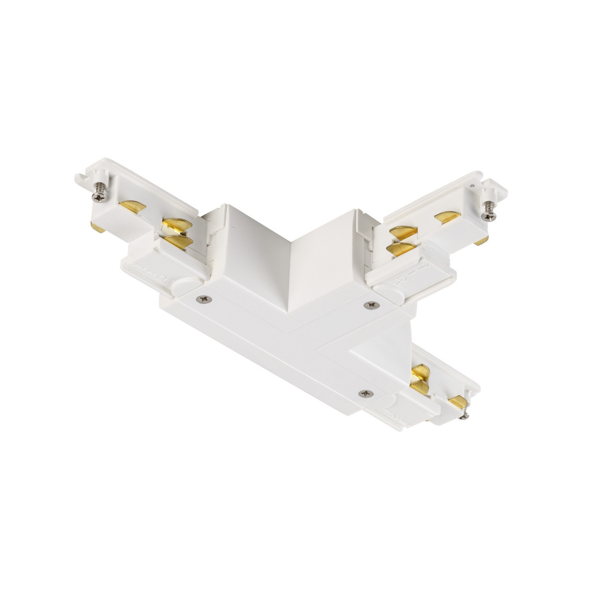 SLV S-TRACK SYSTEM S-Track T-verbinder, verstelbaar, links, met voedingsmogelijkheid, dal