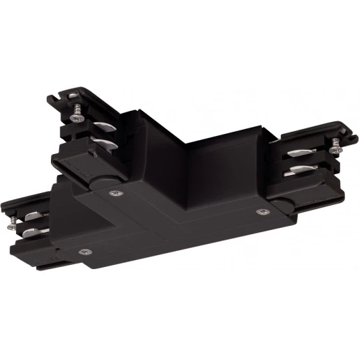 SLV S-TRACK SYSTEM S-Track T-verbinder, links, aarding binnen, met voedingsmogelijkheid,