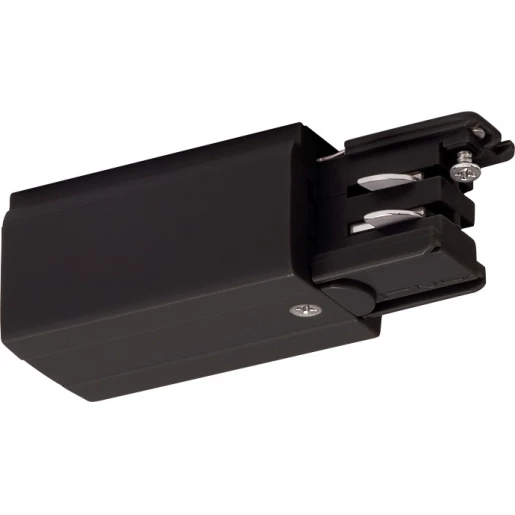 SLV S-TRACK SYSTEM S-Track voeding, links, phase, zwart