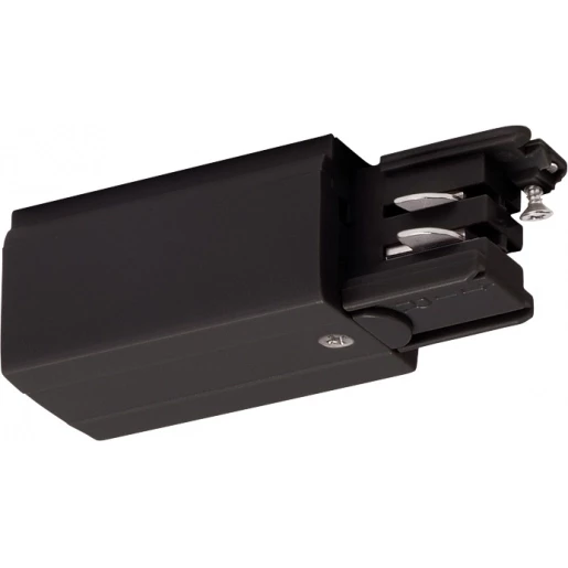 SLV S-TRACK SYSTEM S-Track voeding, rechts, phase, zwart