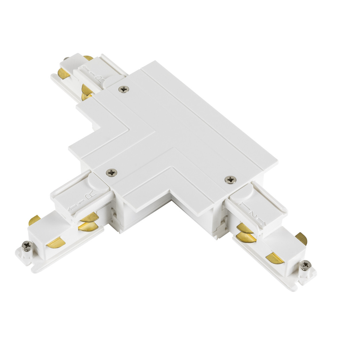 SLV S-TRACK SYSTEM T-Verbinder, voor S-track 3-fase-inbouwrail, aarde binnen rechts, met