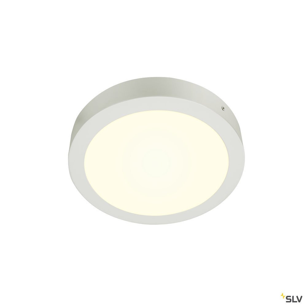 SLV SENSER Senser 24 CW, indoor led wand- en plafondopbouwlamp rond wit 4000 K