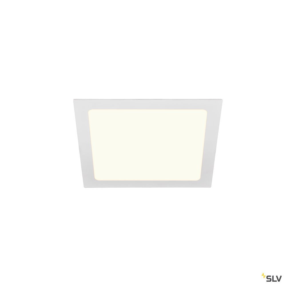 SLV SENSER Senser 24 DL, indoor led plafondinbouwlamp rechthoekig wit 4000 K