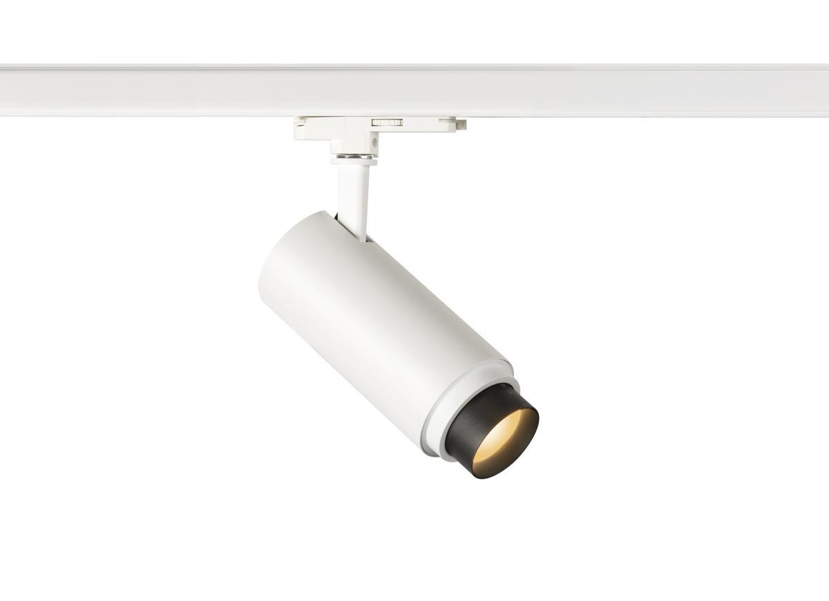 SLV NUMINOS Numinos® Zoom M dali, 3-fase spot wit 20W 2700K 15-60°