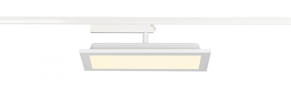 SLV PANEL Panel Track rechthoekig 150x300mm, 1-fase spot zwart 18W 3000K