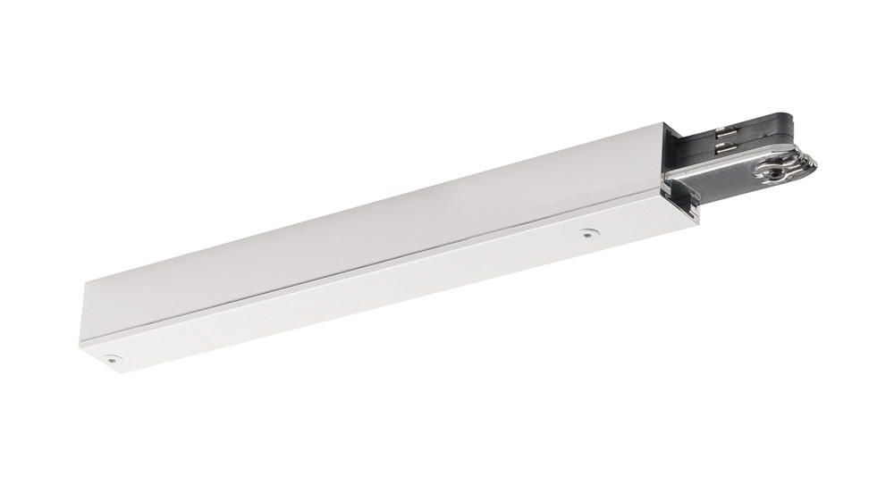 SLV D-TRACK SYSTEM Voedingsaansluiting, voor D-track 2-fasen hoogvolt spanningsrail, wit