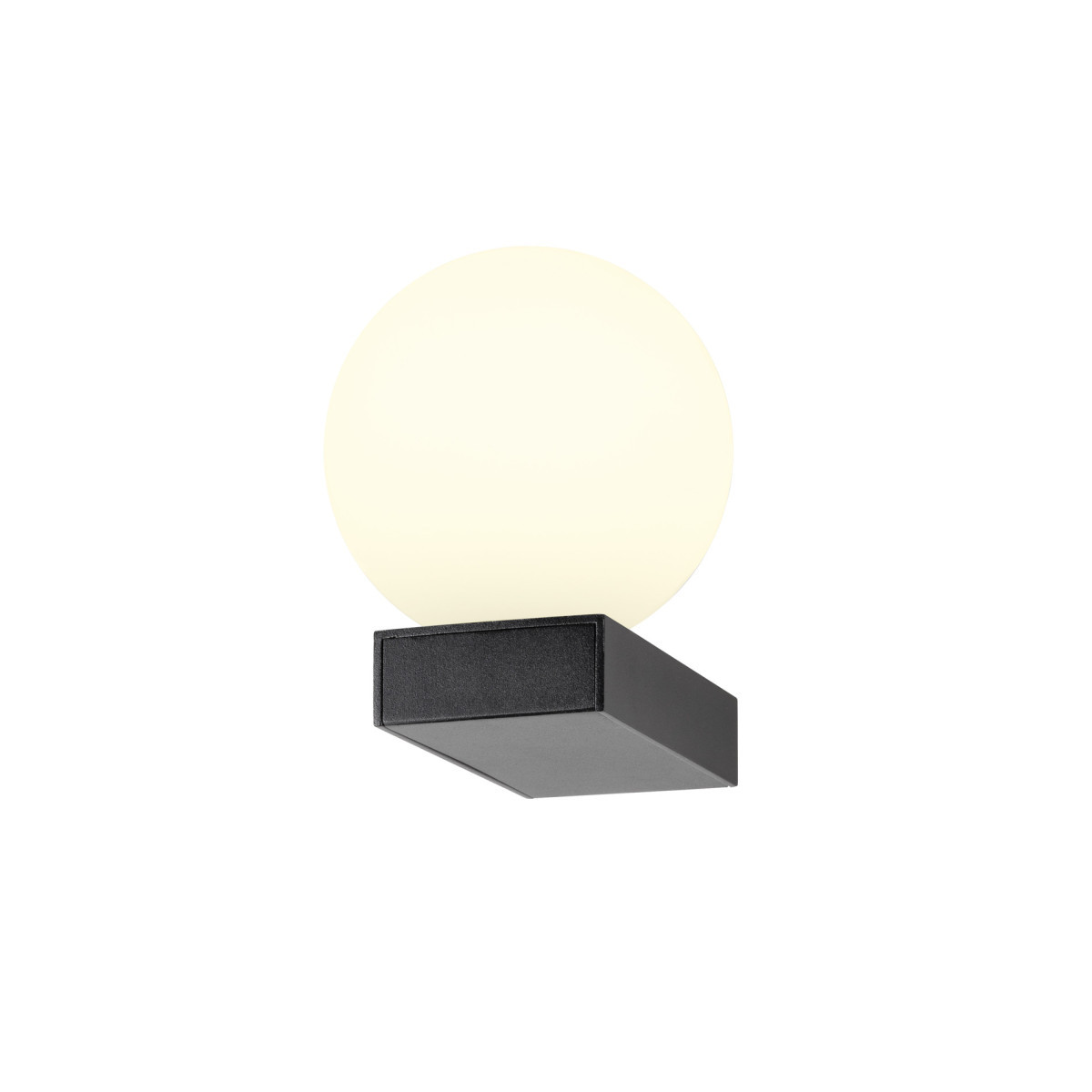 SLV SUN Sun WL, up, 69, wandopbouwarmatuur, rond, 1 X max. 5 W, ip20, zwart