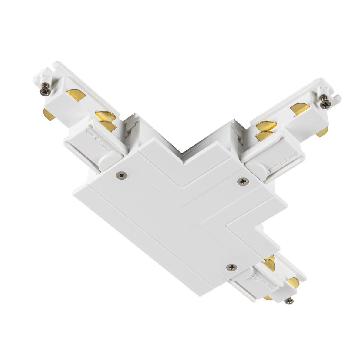 SLV S-TRACK SYSTEM T-Verbinder, voor S-track 3-fase-inbouwrail, aarde binnen links, met V