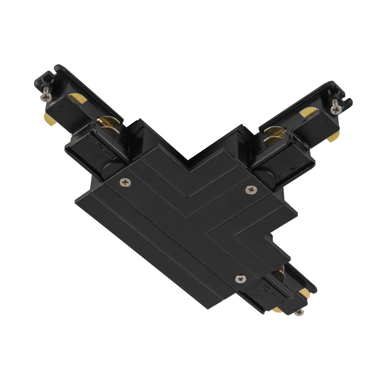 SLV S-TRACK SYSTEM T-Verbinder, voor S-track 3-fase-inbouwrail, aarde binnen links, met V