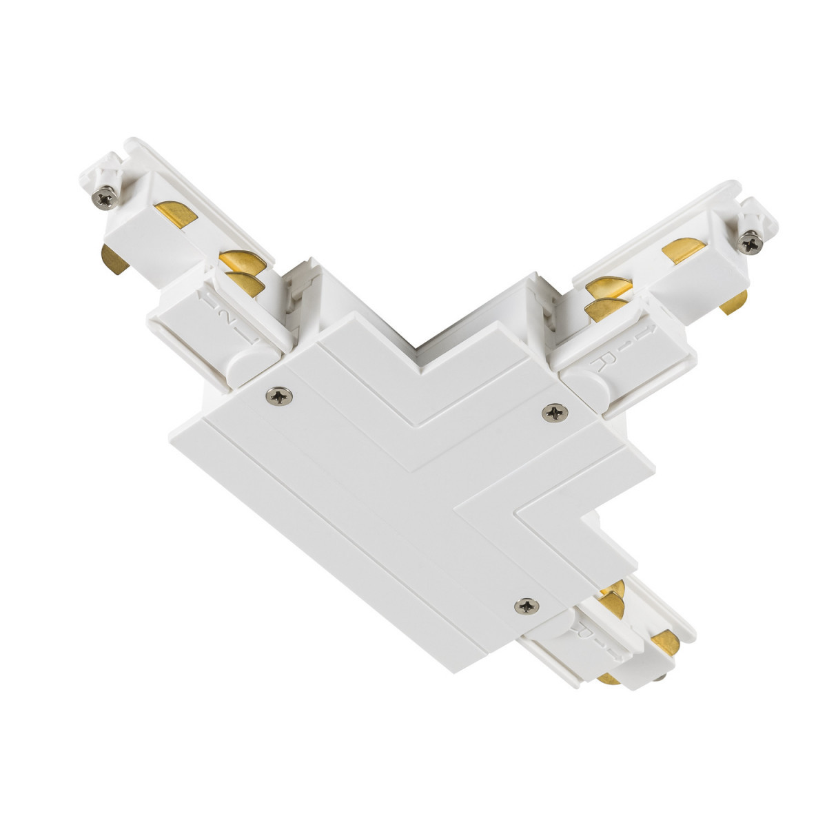 SLV S-TRACK SYSTEM T-Verbinder, voor S-track 3-fase-inbouwrail, aarde binnen rechts, met