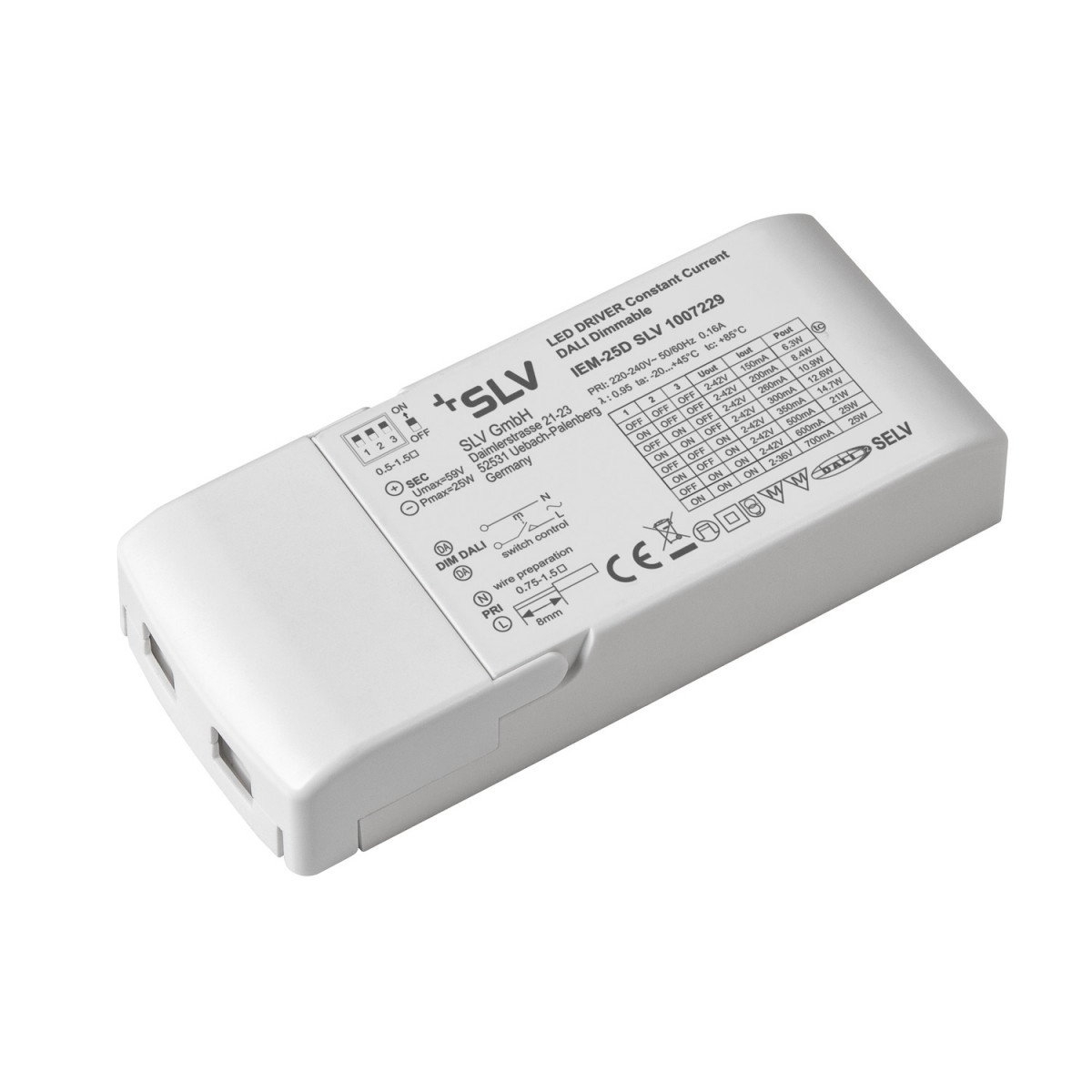 SLV Treiber Led Driver dali 25W 150-700 ma dali touch