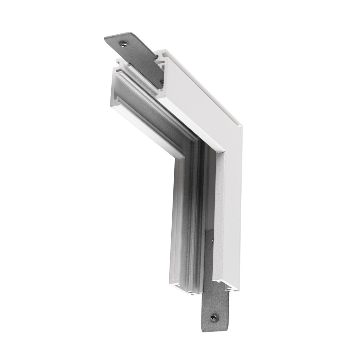 SLV 48V SYSTEM L-Verbinder mechanisch, 48V track, voor opbouwrail standaard, stereo,
