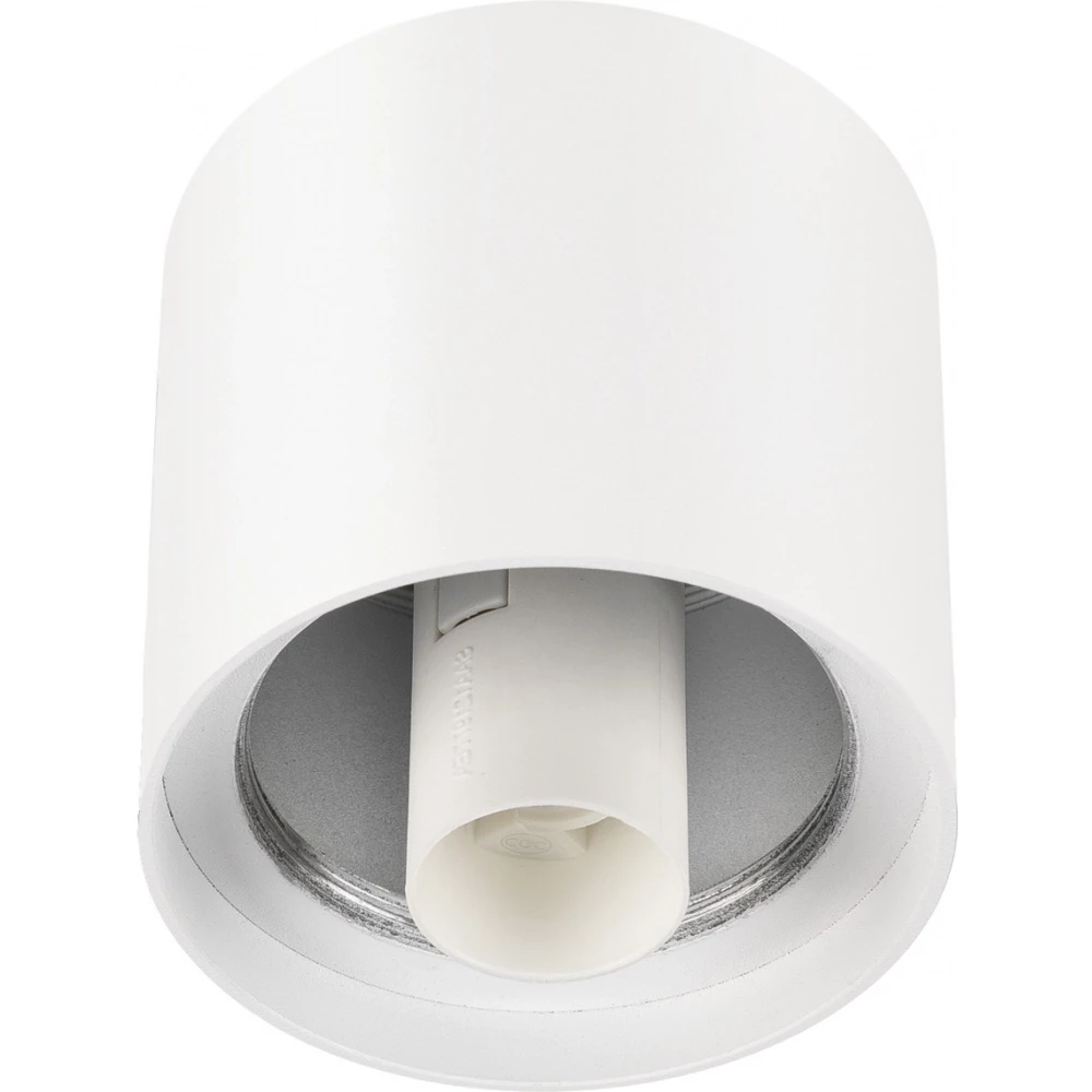 SLV Varyt plafondopbouwarmatuur rond 1X max. 6W e14 wit