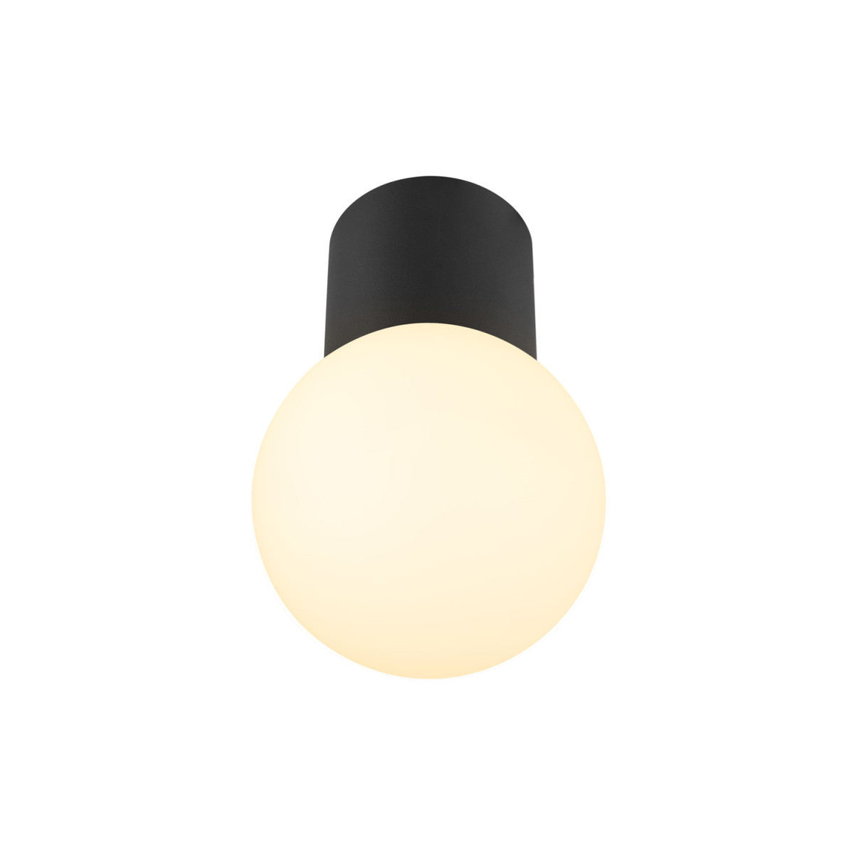 SLV VARYT Varyt, plafondopbouwarmatuur, rond, 1 X max.. 6 W e14, zwart