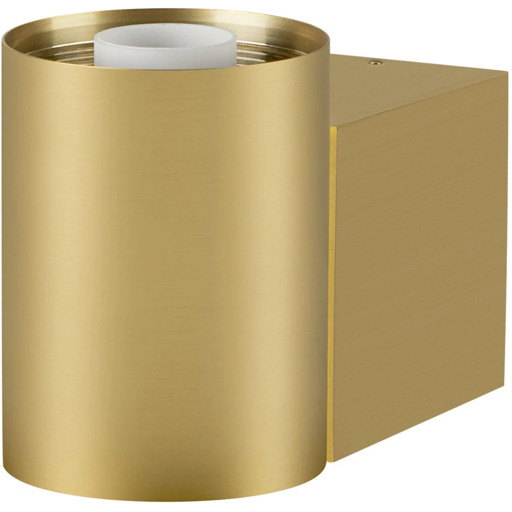 SLV Varyt wandopbouwarmatuur rond 1X max. 6W e14 messing