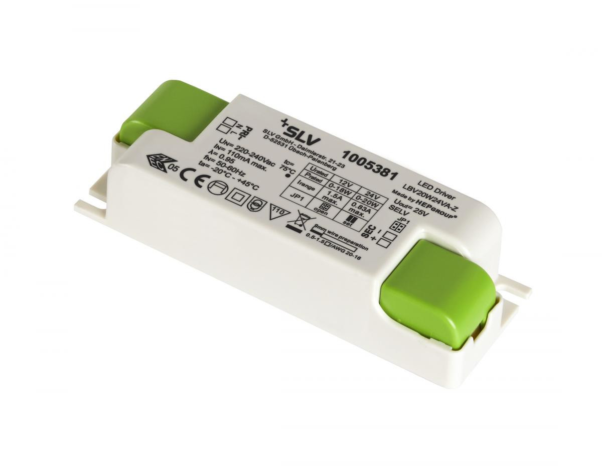 SLV Netzteile Led Voeding, 20W 12/24V