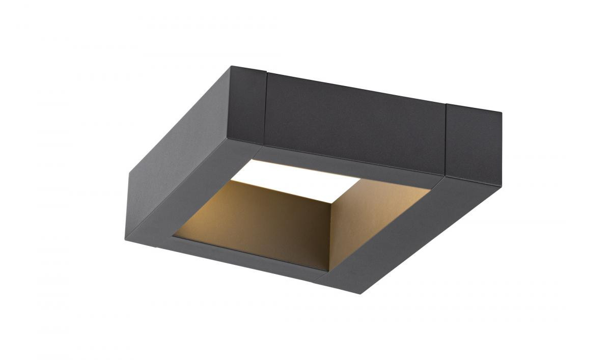 SLV BOOKAT Bookat, wandopbouwarmatuur antraciet 15W 3000/4000K