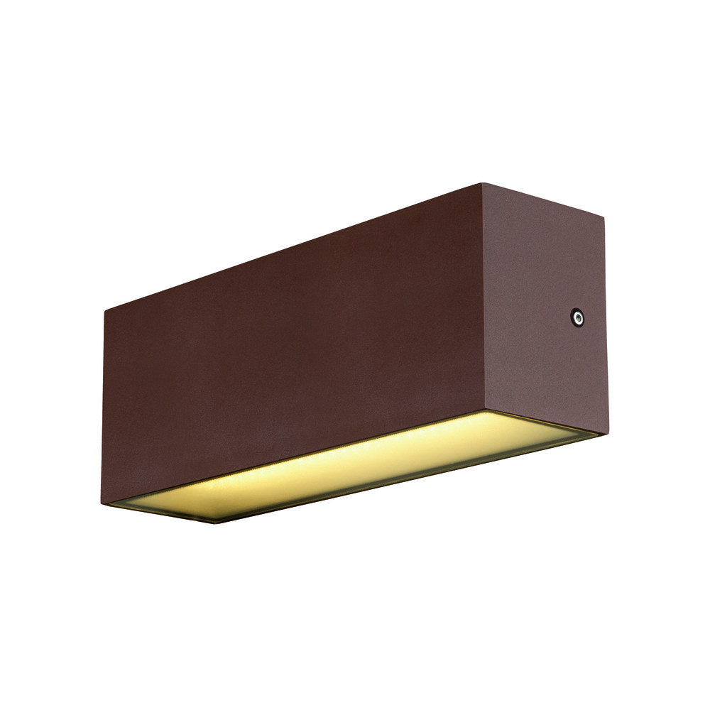 SLV SITRA Sitra L WL up/down, led wandopbouwarmatuur voor buiten, roestkleurig,
