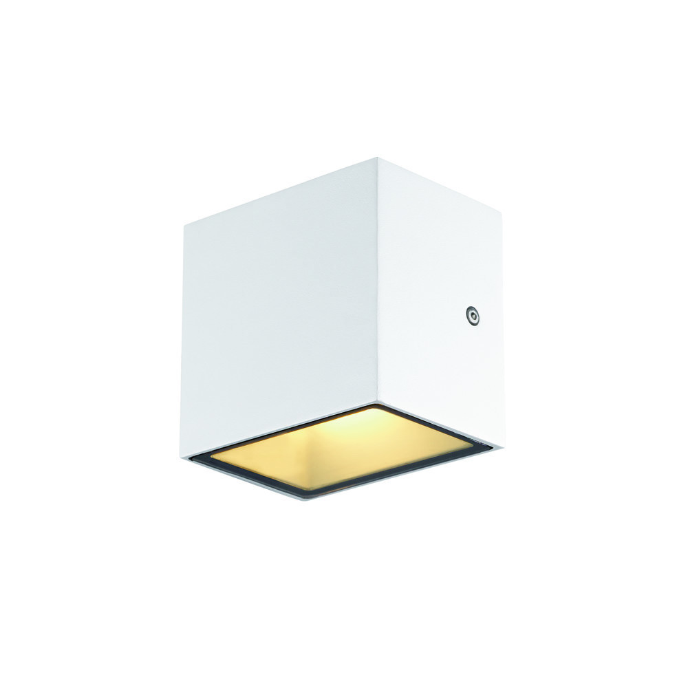 SLV SITRA Sitra S WL single, led wandopbouwarmatuur voor buiten, wit, CCT-switch