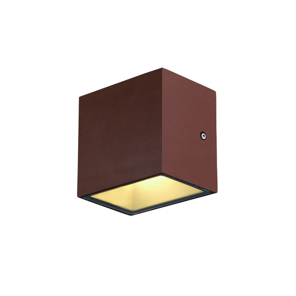 SLV SITRA Sitra S WL single, led outdoor wandopbouwarmatuur, roestkleurig, CCT-S