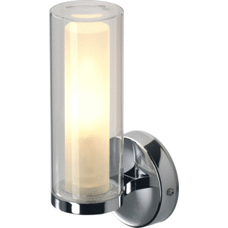 SLV WL 105 CHR/DUBBEL GLAS E14