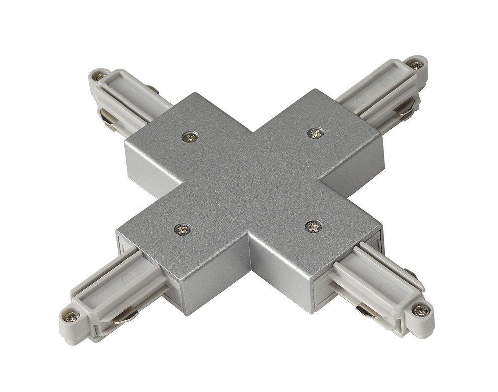 SLV 1-fase rail hoogspannningsopbouwrail 1-ader 1,5MM2 zilver
