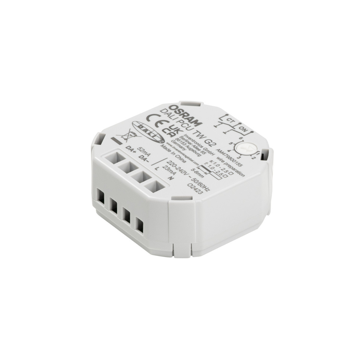 SLV Zubehör (universal) Dali Interface push dimm / dali pcu TW G2, wit