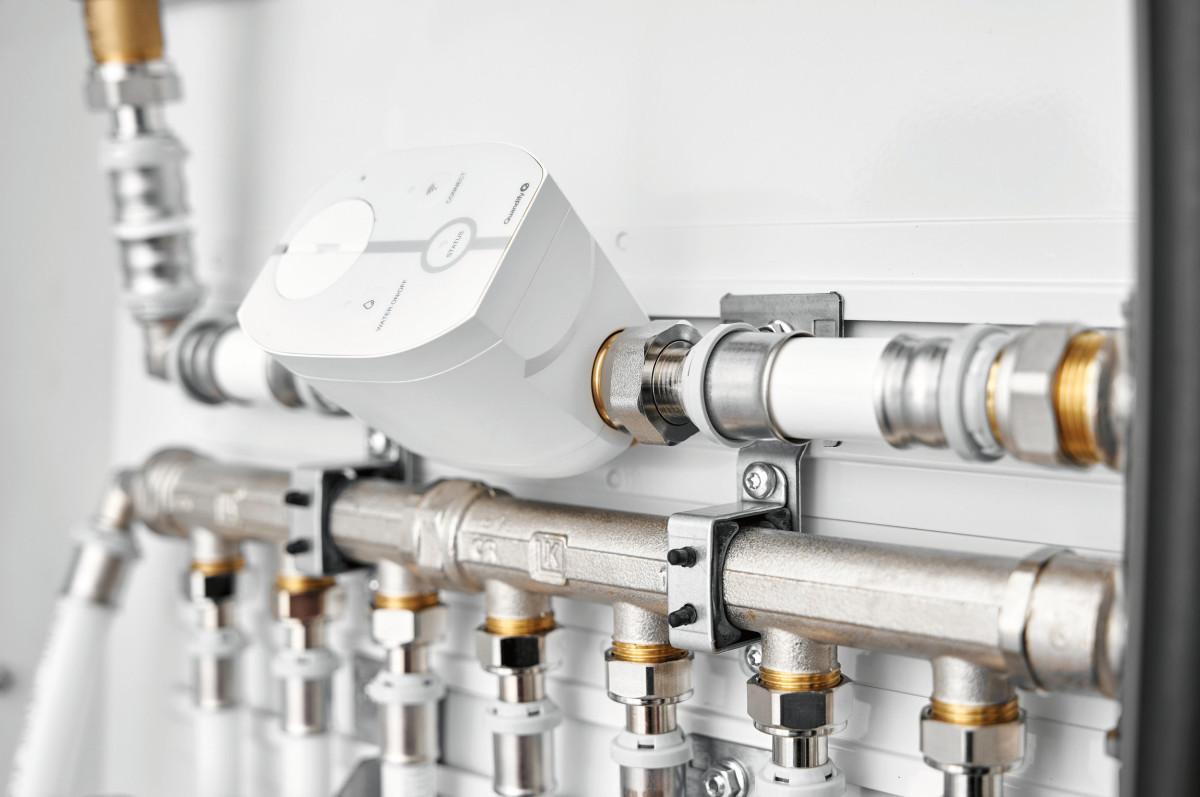 Smart Monitoring afsluitkraan 2X euroconus 3/4"