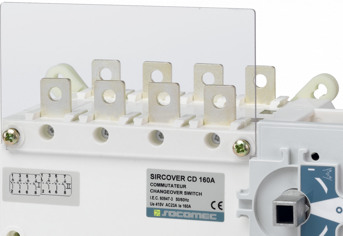 Socomec AC LOAD BREAK SWITCH Klemmenscherm 4P 1000-2500a