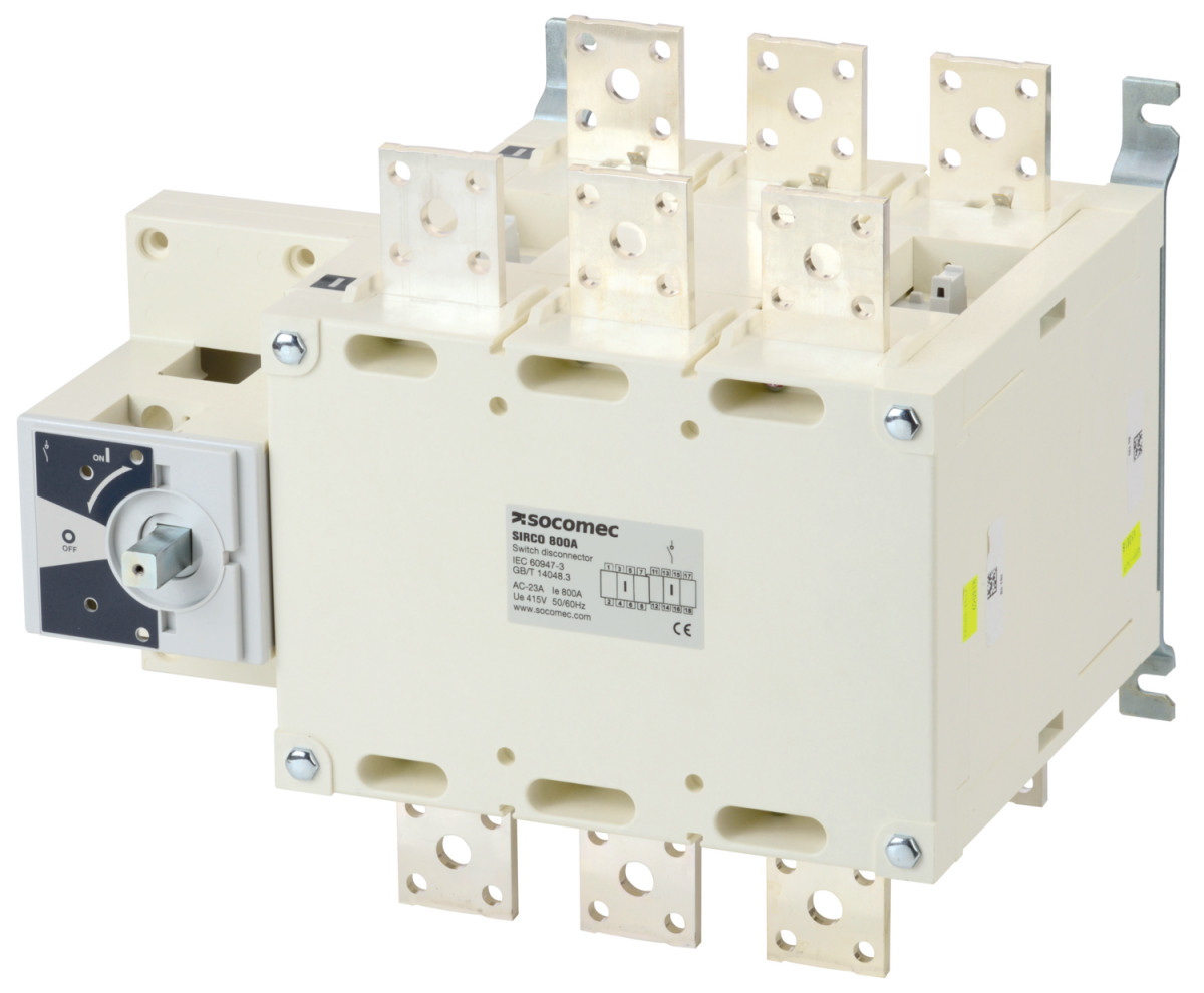 Socomec AC LOAD BREAK SWITCH Sirco CD 6x1000a F