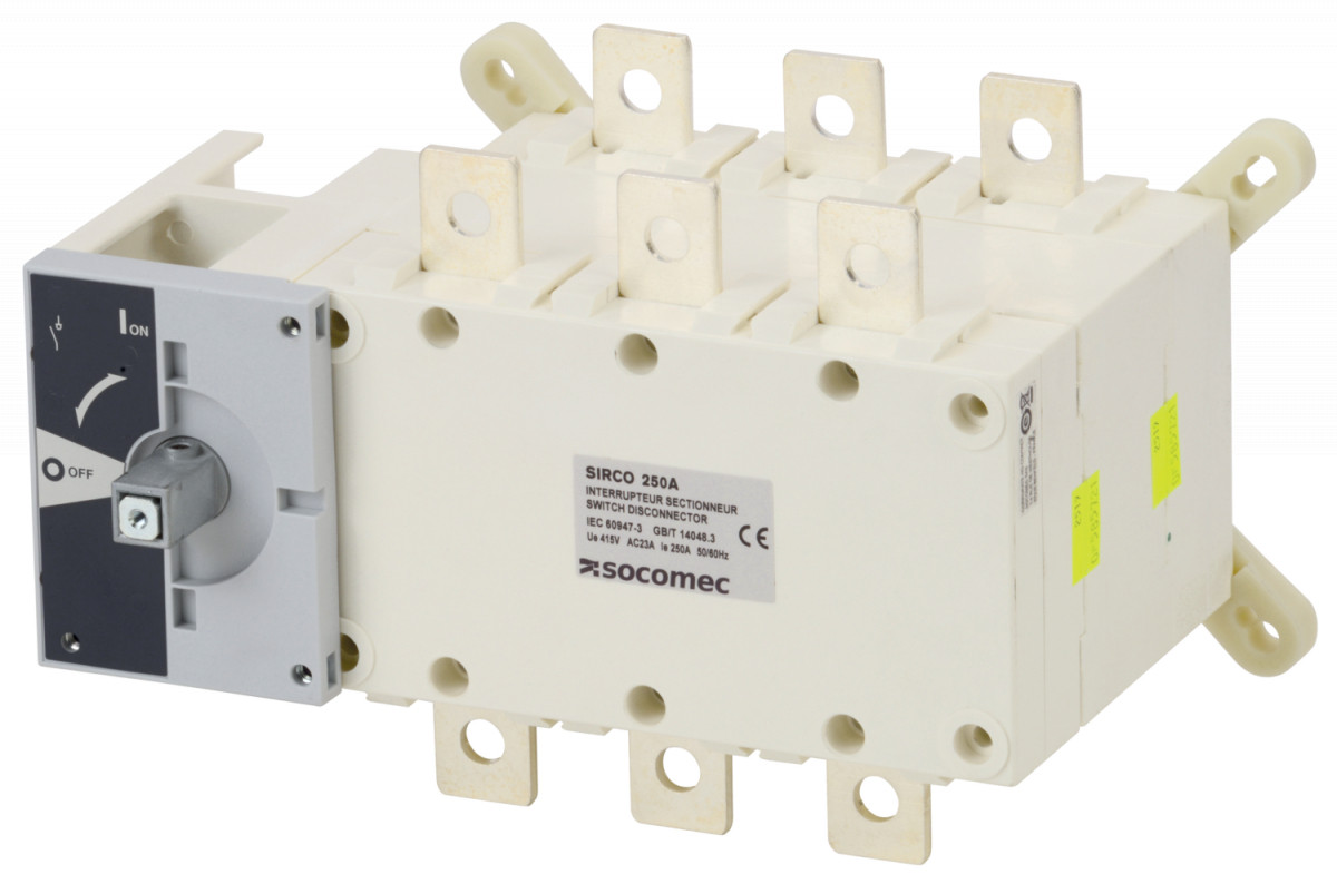 Socomec AC LOAD BREAK SWITCH Sirco CD 6x250a F