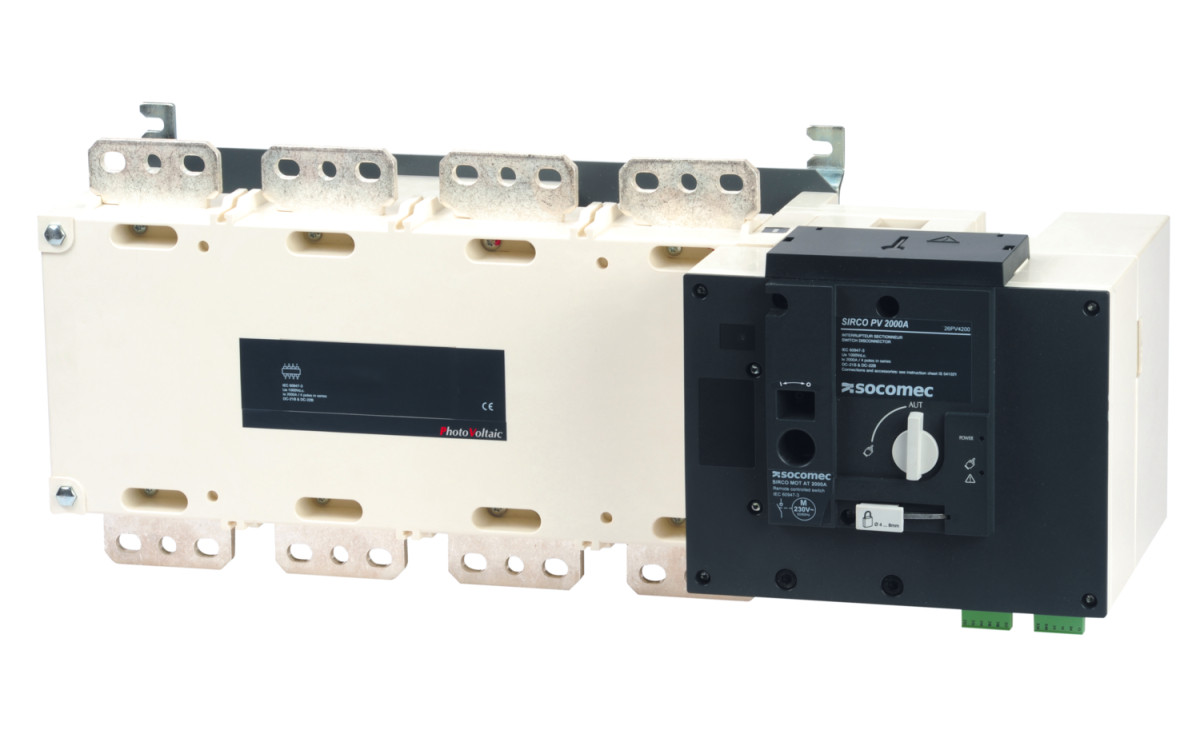 Socomec AC LOAD BREAK SWITCH Sirco Mot at 4x3200a F 230vac