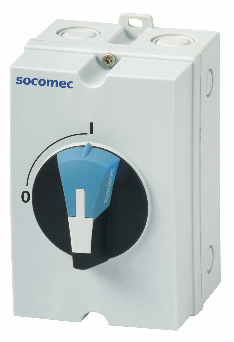 Socomec AC LOAD BREAK SWITCH Werkschakelaar sirco M1 20a zwarte handgreep