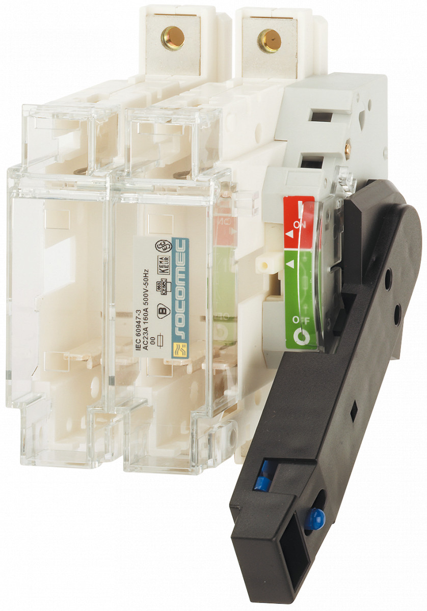 Socomec FUSE COMBINATION SWITCH Fuserbloc T1 2P 250a F/zijb.