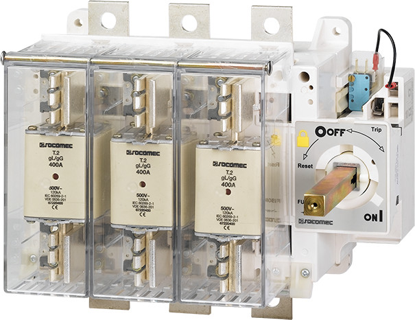 Socomec FUSE COMBINATION SWITCH Fusomat T2 4P 400a F