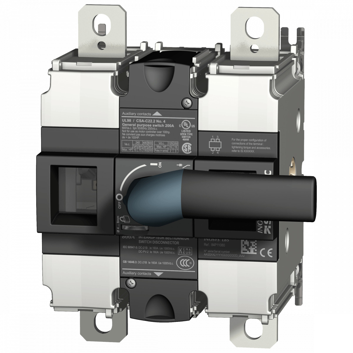 Socomec M 1000VDC 2P 250A IEC