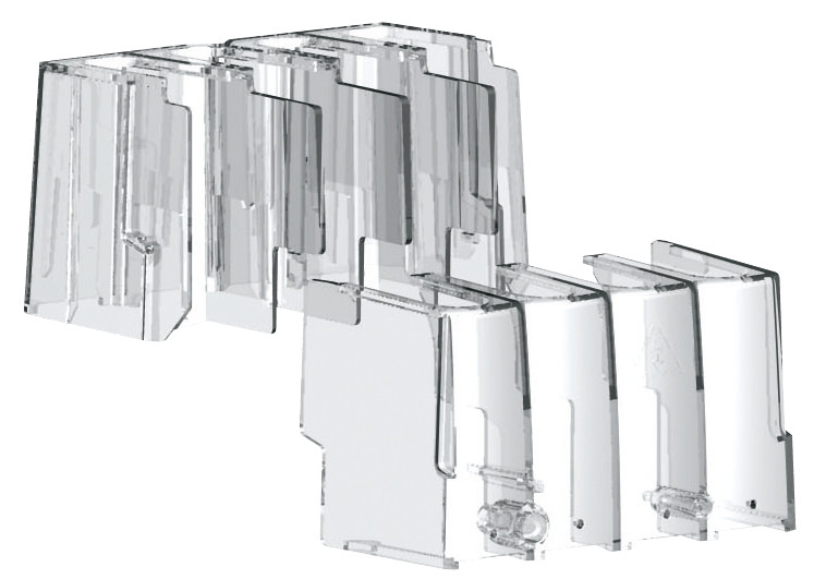 Socomec Klemafdekking bronzijde 4P