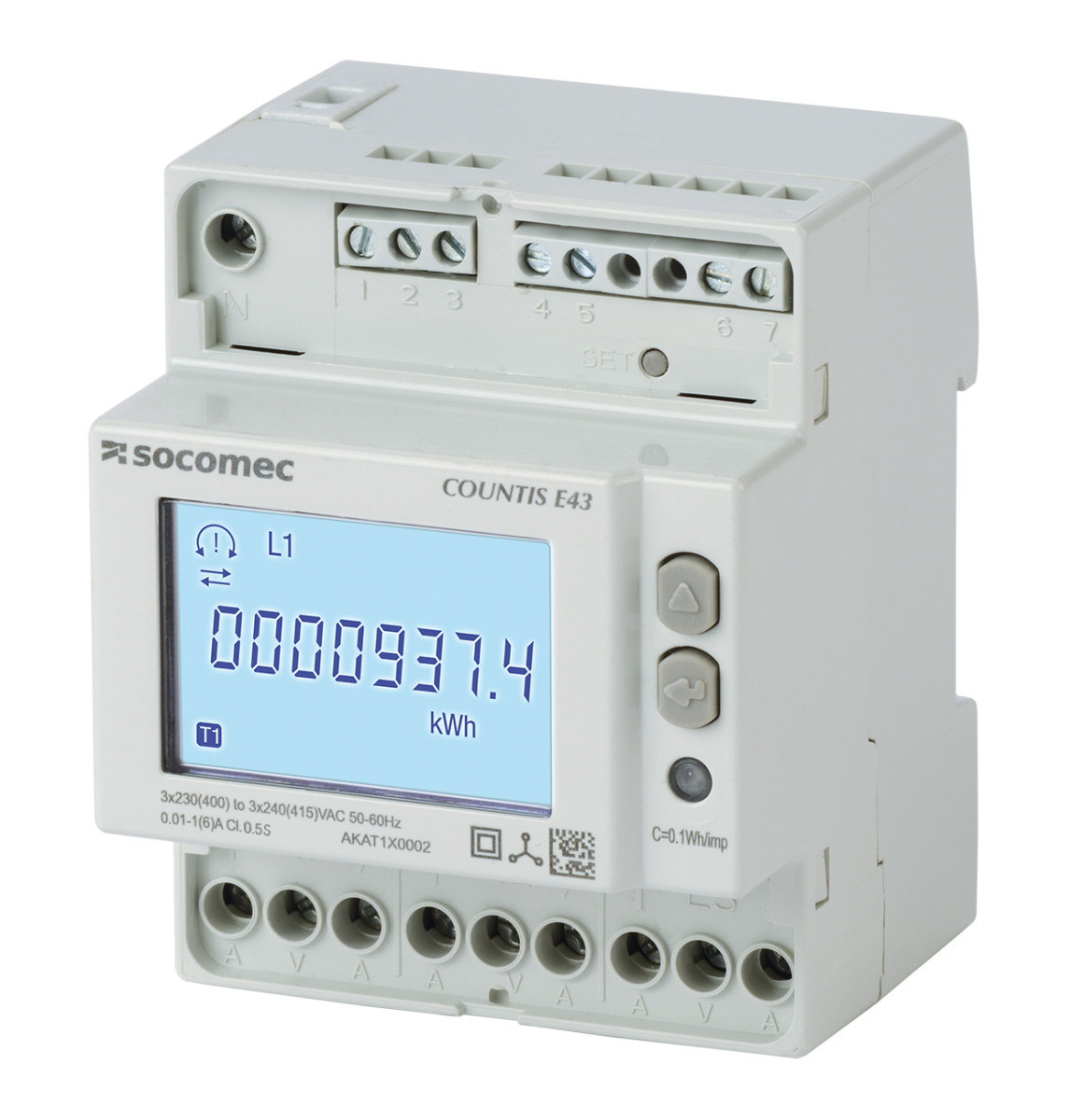 Socomec METERING Countis E43 CT-1/5a modbus