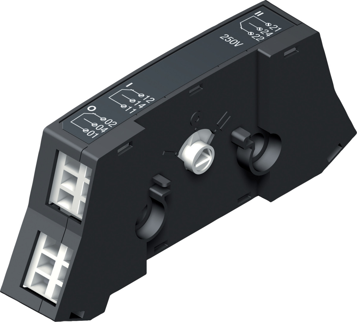 Socomec MOTORISED CHANGEOVER SWITCH Blok 2 hulpcontacten positie I-0-ii gemeenschapelijk comm.