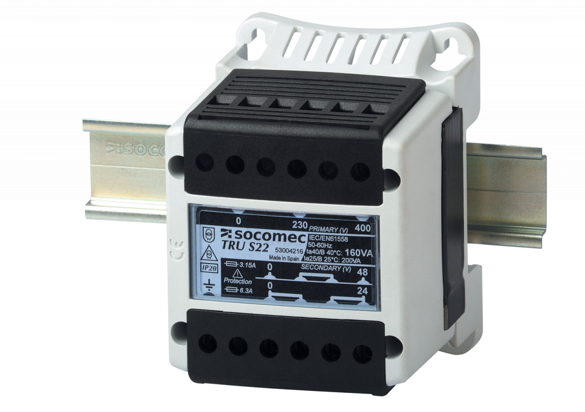 Socomec MOTORISED CHANGEOVER SWITCH Span. transfo. 400/230V 200va