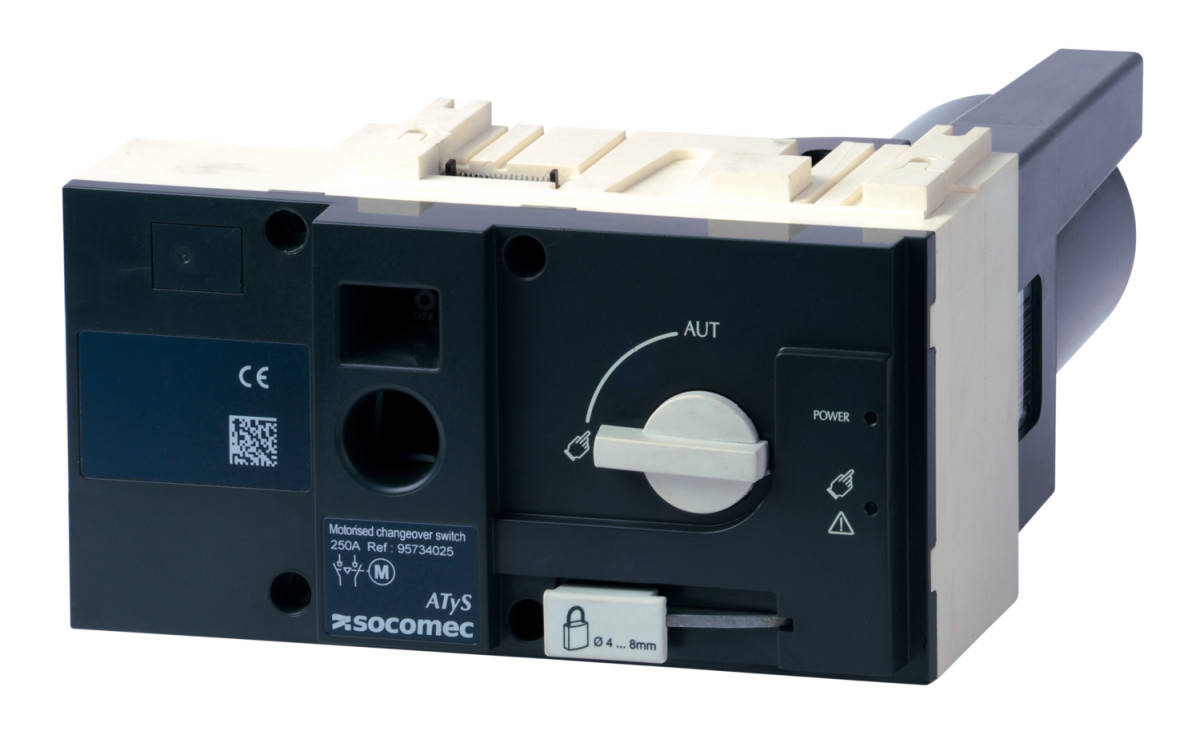 Socomec MOTORISED CHANGEOVER SWITCH Spare Motor mod. atys ul 100a