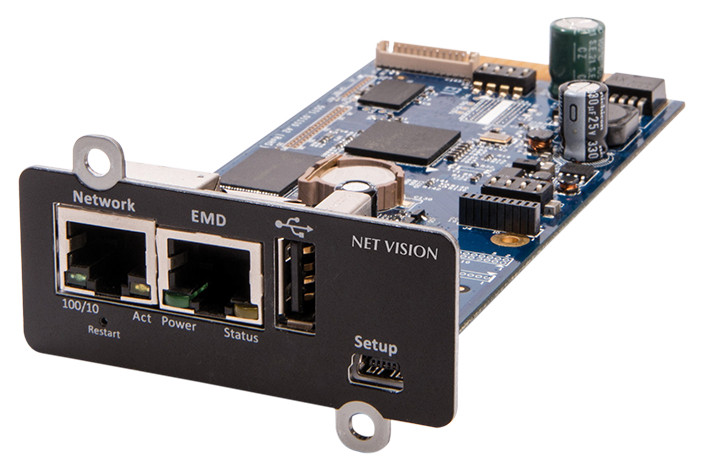 Socomec Net Vision environment temperature and humidity sensor and 2 inputs