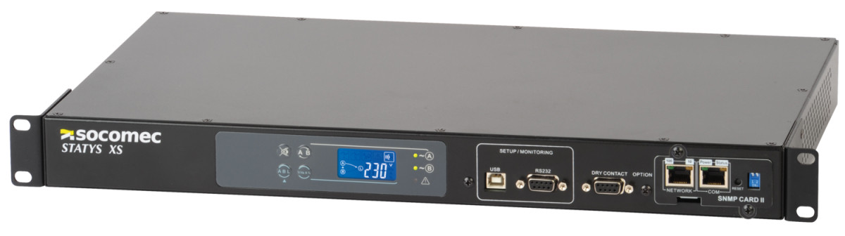 Socomec PCO LTM Statys-XS 32a 230V rack 19’’