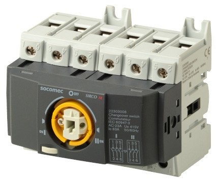 Socomec Sirco M1 tot M4 lastscheider ip21 3P 63a