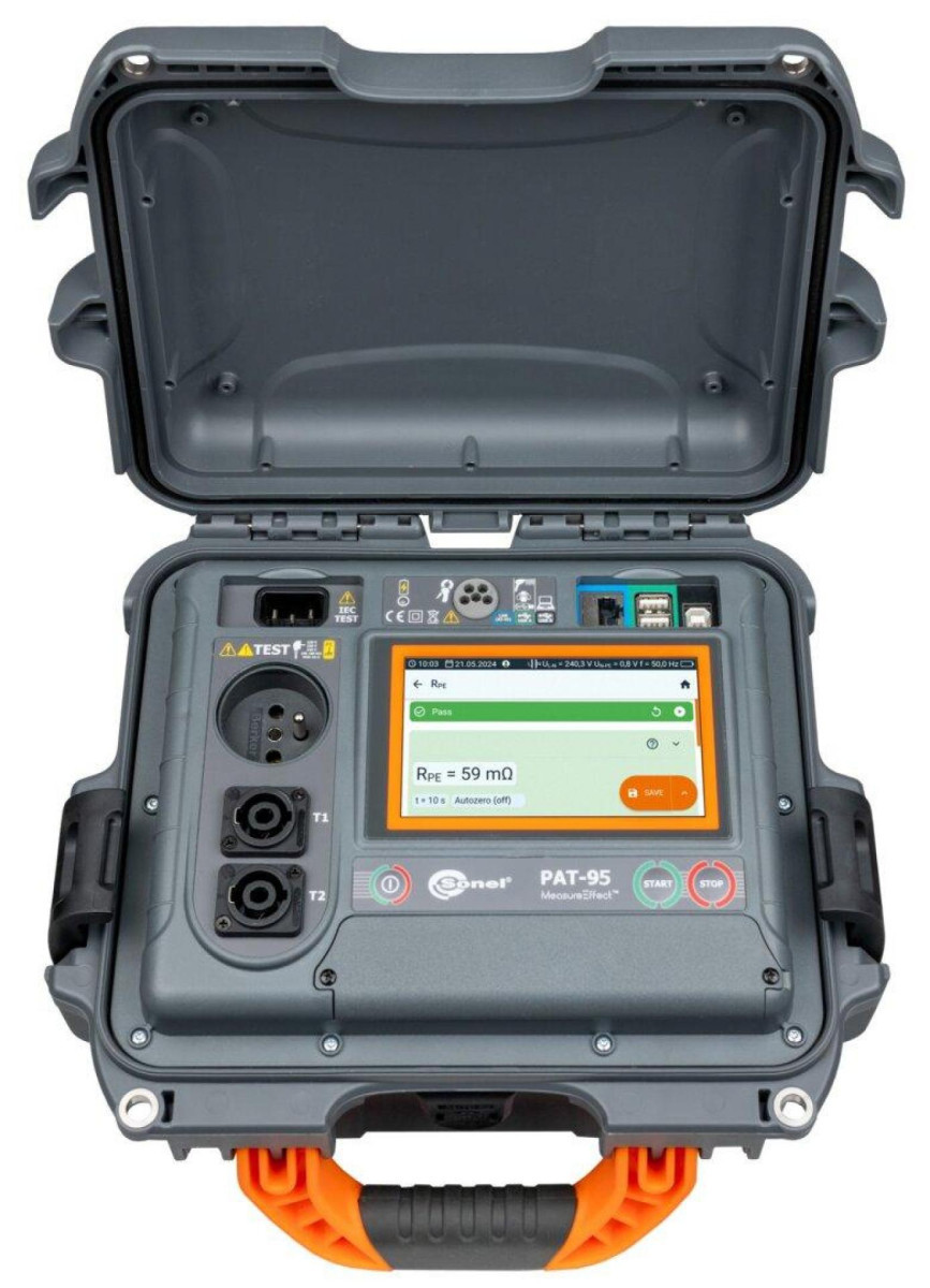 Sonel Apparatentester NEN 3140 Draagbare Apparatentester-kit: extra kabels, keuringstickers en tang