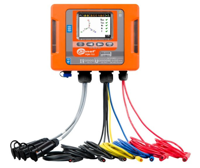 Sonel Power quality analyzer PQM-710 power quality analyzer zonder stroomtangen en tablet