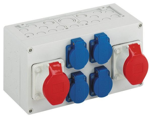 Spelsberg Contactdoos combinatie aki 1-3S