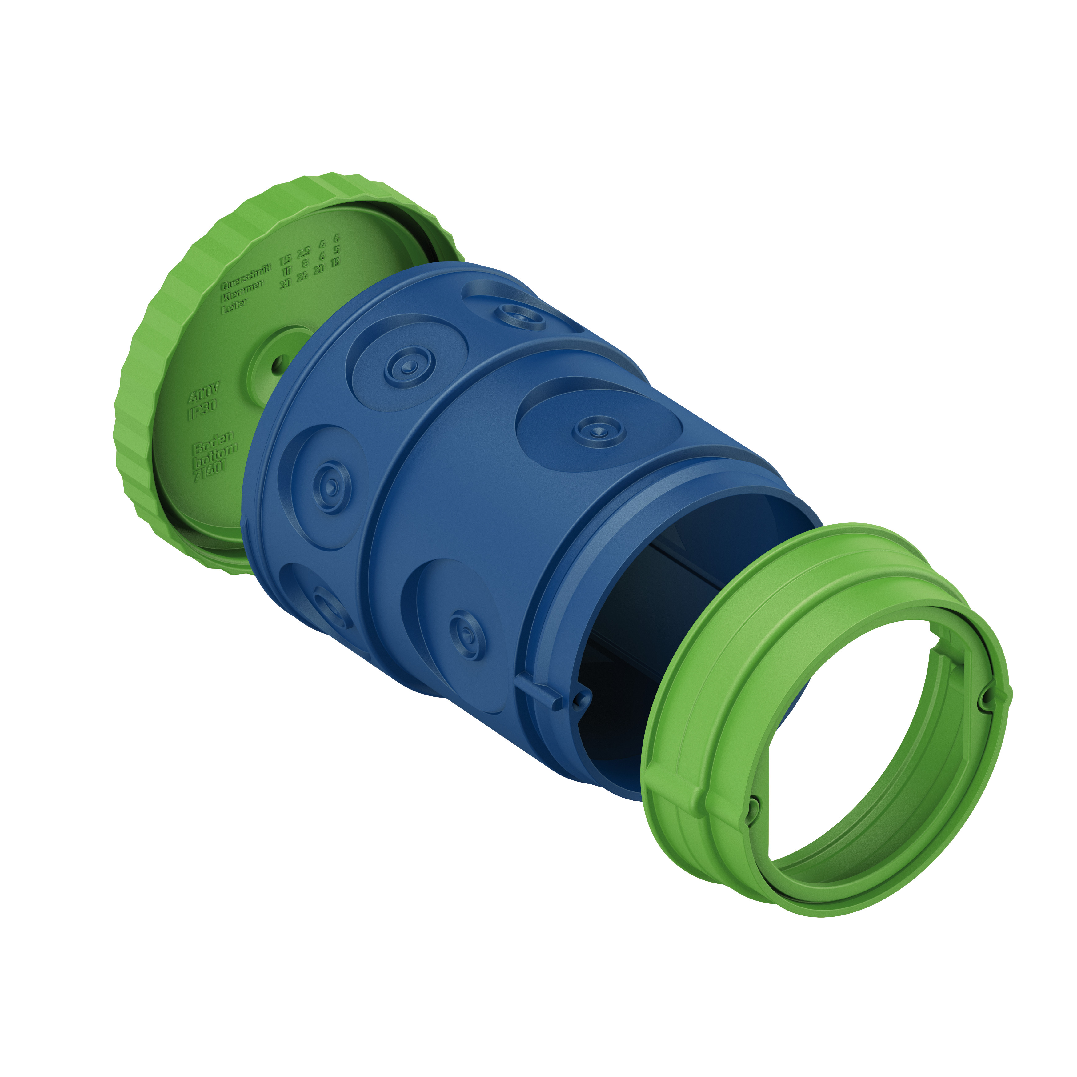 Spelsberg U 120 gro-3-O centraaldoos voor dikke buis