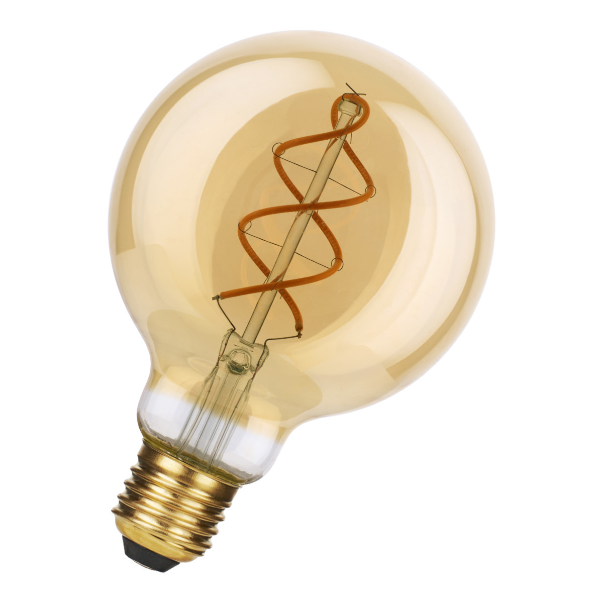 Spiraled Basic G95 e27 dim 8W (41W) 500LM 818 goud